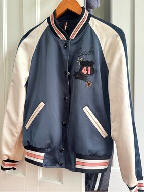 Coach reversible varsity souvenir jacket 🧥